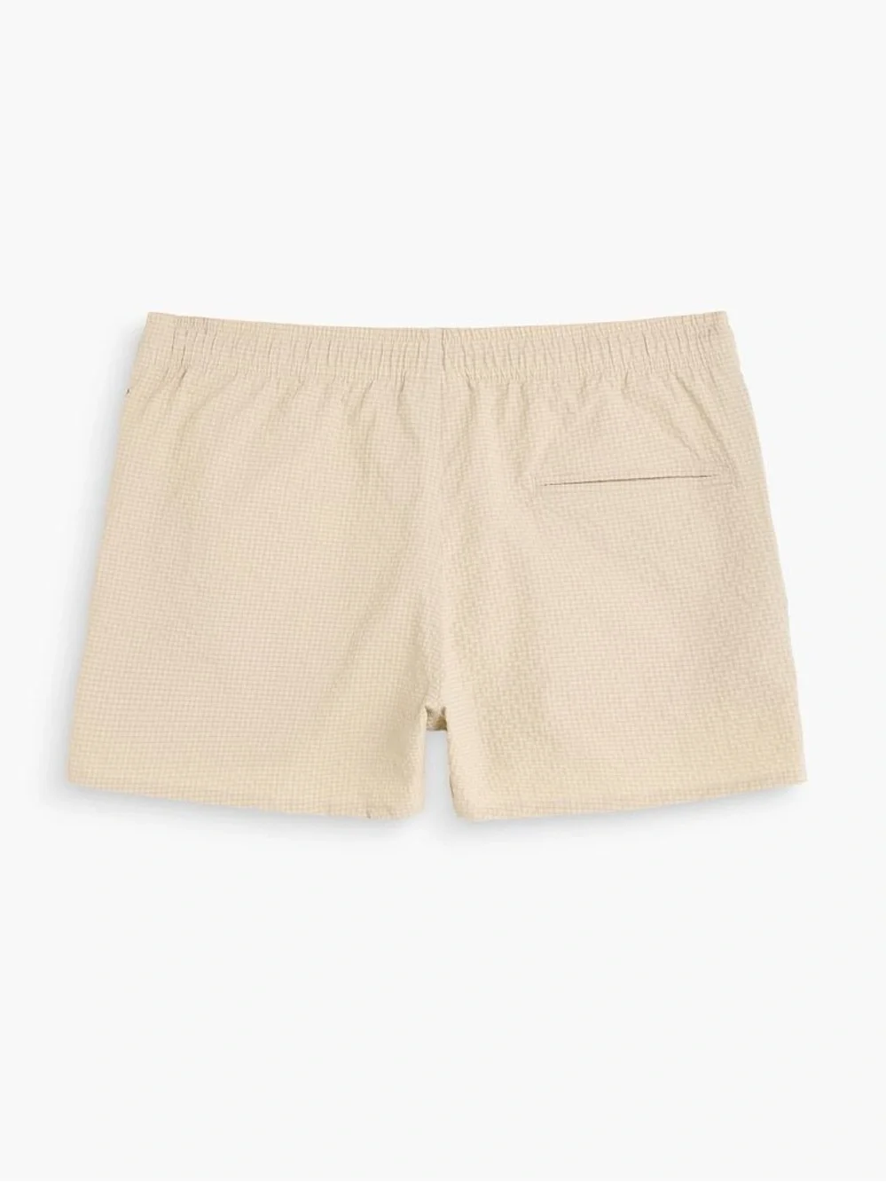 OAS Mens Swim Short Cream Size L cream Poplan Pull On Polyester Sz L